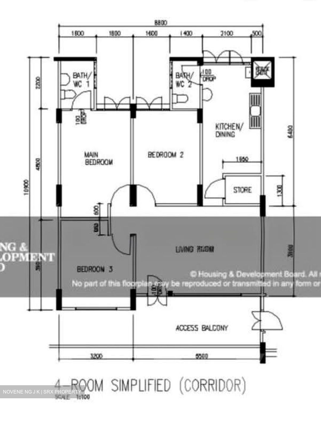 Blk 266 Bukit Batok East Avenue 4 (Bukit Batok), HDB 4 Rooms #635100531